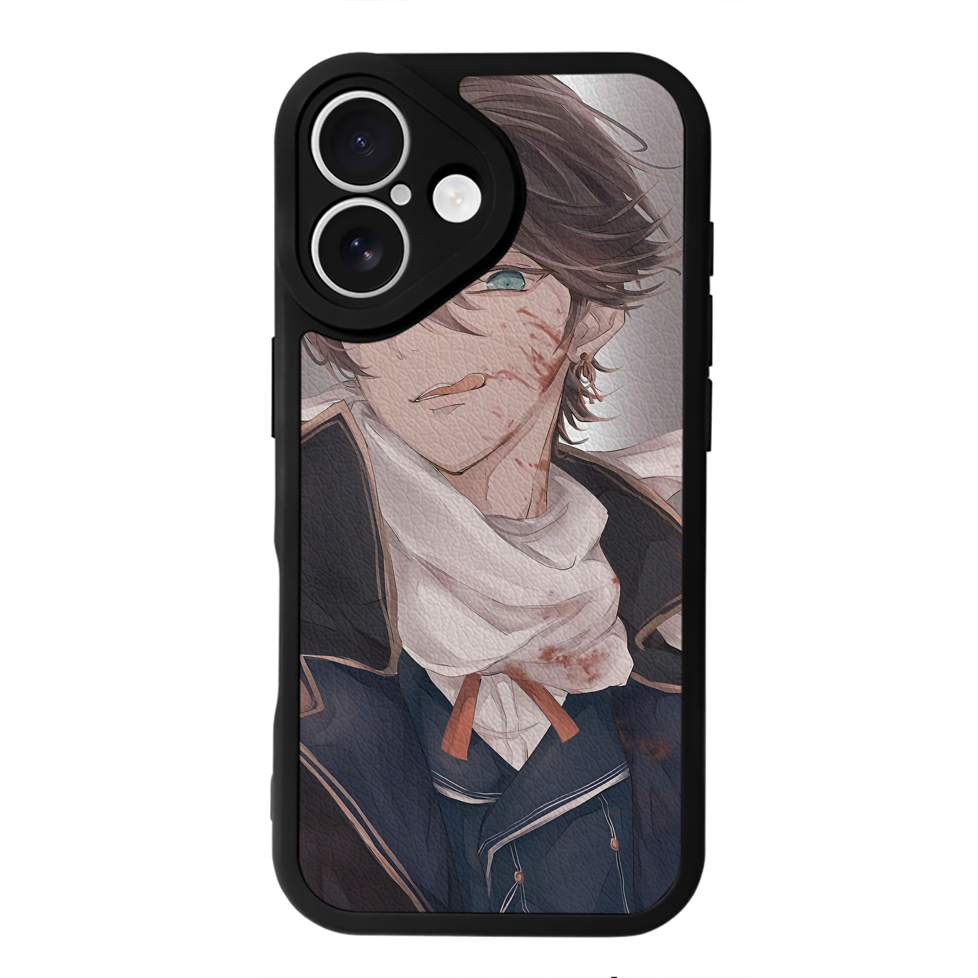 （画像用） 刀剣乱舞 Touken Ranbu 【iPhone 16シリーズ対応】シリコンスマホケース（レザー調） 材質：シリコン